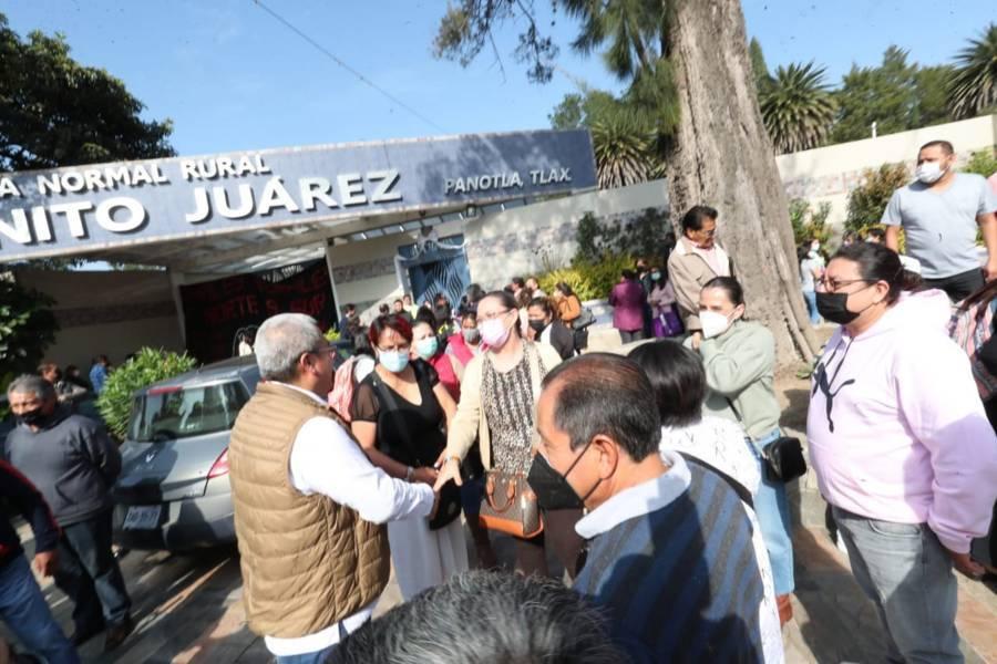 Reabre SEPE la escuela normal rural “Lic. Benito Juárez”