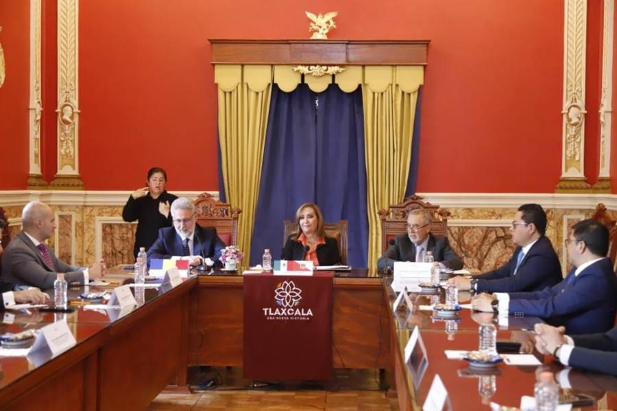 Ratifican alianzas Gobernadora Lorena Cuéllar y embajador de Rumania, Marius G. Lazurca