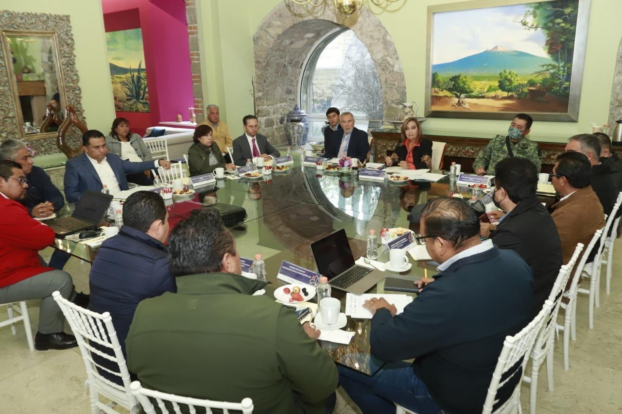 La SSPC coordina mesa para la construcción de paz y seguridad de Tlaxcala