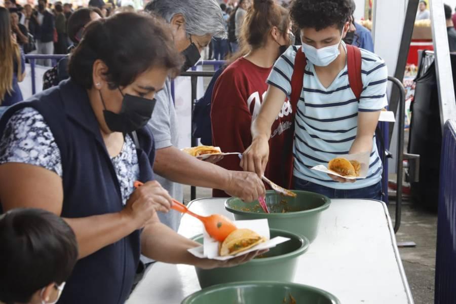 Miles disfrutaron del festival gastronómico de “El Taco de Canasta y el Molote”