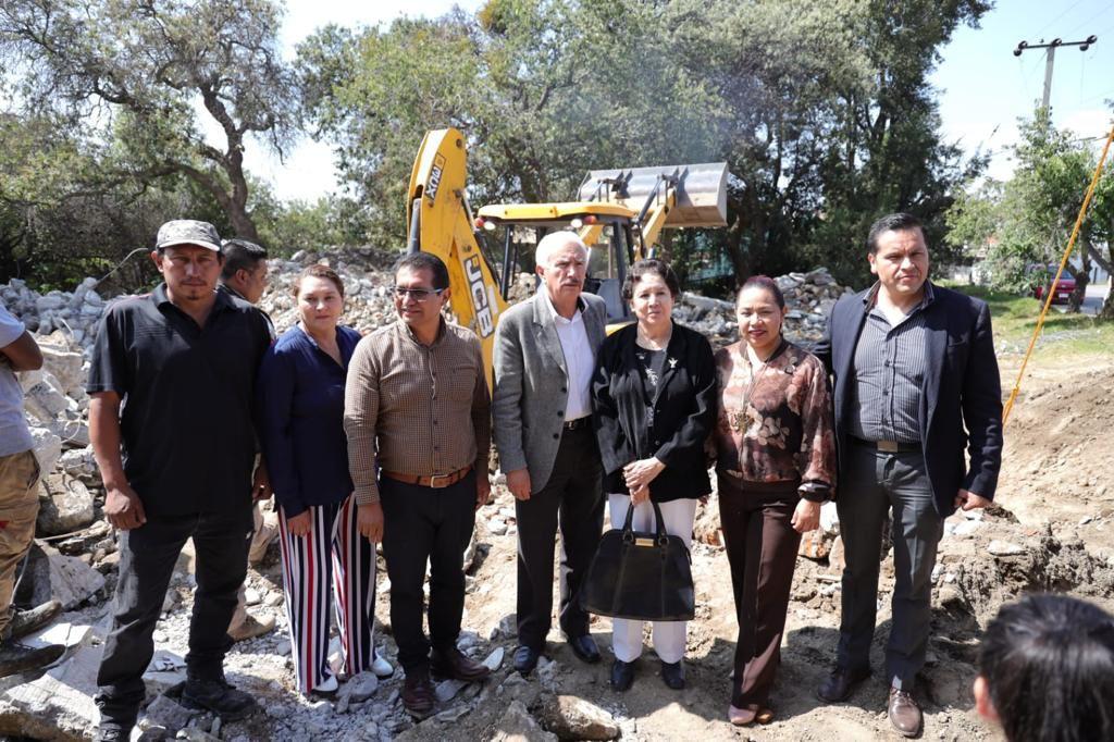Inicia construcción del Banco del Bienestar en Xochiteotla, Chiautempan