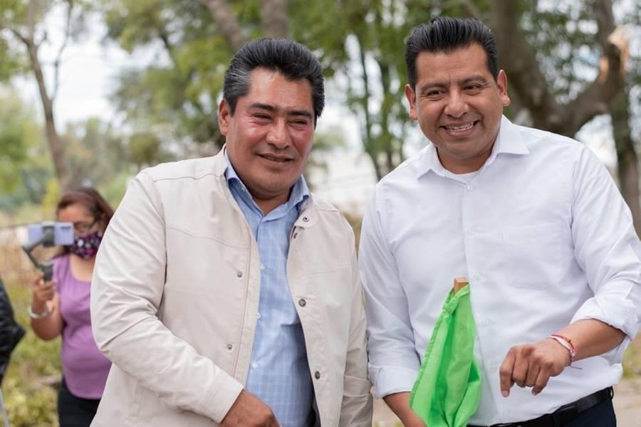 Hildeberto Pérez promueve a Morena con el erario público en Zacatelco