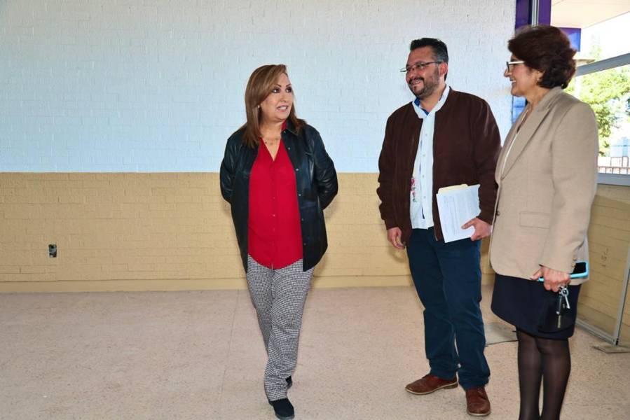 Supervisó gobernadora Lorena Cuéllar rehabilitación del CAM 1 de Tlaxcala 
