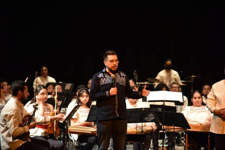 Se presenta la primera orquesta típica de Tlaxcala en el Teatro Xicohténcatl