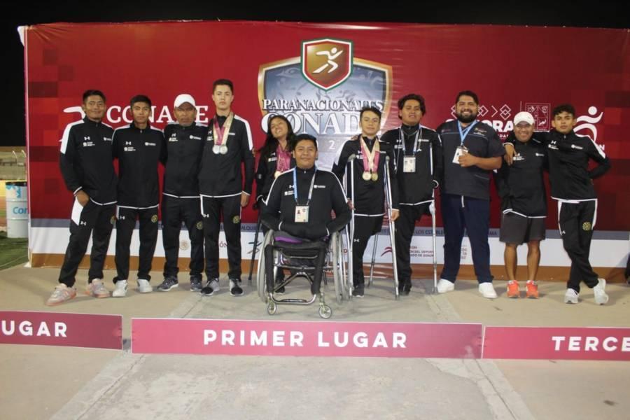 Continúa la cosecha de medallas para Tlaxcala en paranacionales Conade 2022