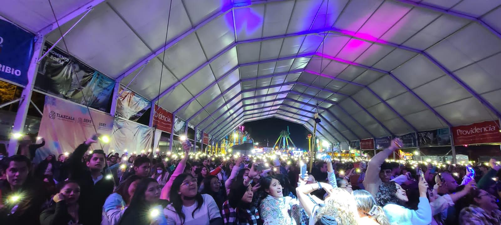 Con espectacular concierto de Matisse, concluye la “Gran Feria Tlaxcala 2022”