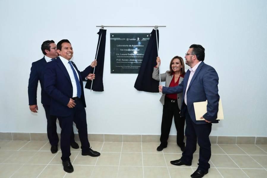 Inauguró Gobernadora Lorena Cuéllar laboratorio de autotrónica en el ITA