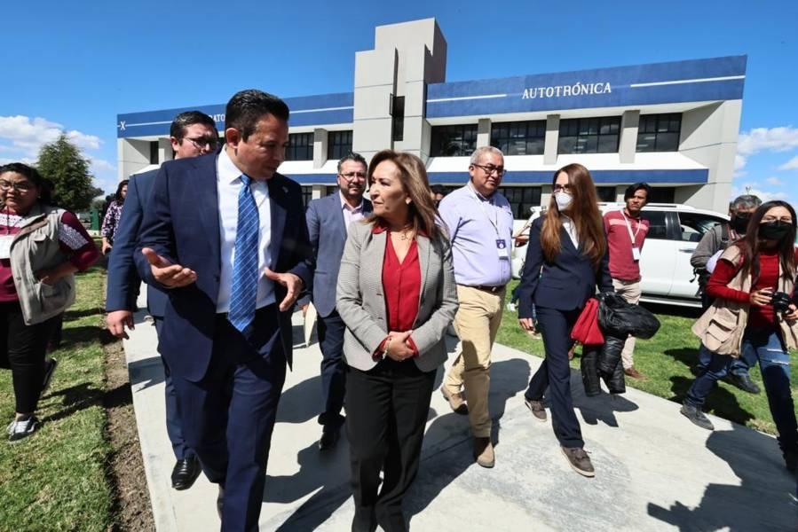 Inauguró Gobernadora Lorena Cuéllar laboratorio de autotrónica en el ITA