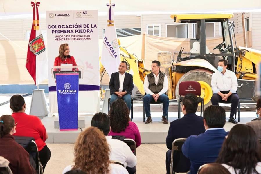 Pone en marcha Gobernadora Lorena Cuéllar construcción de la unidad de hemodinamia 