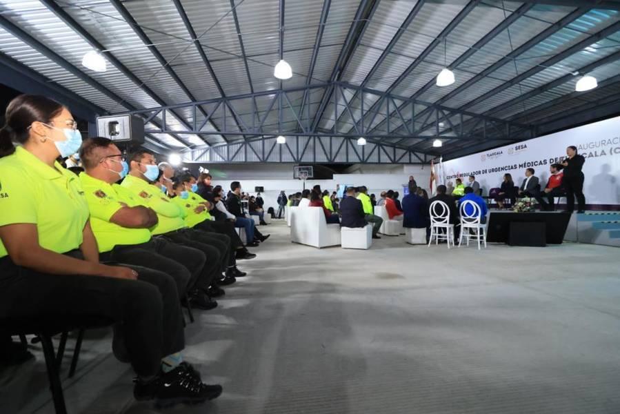 Inauguró Gobernadora Lorena Cuéllar instalaciones del CRUMT en Chiautempan