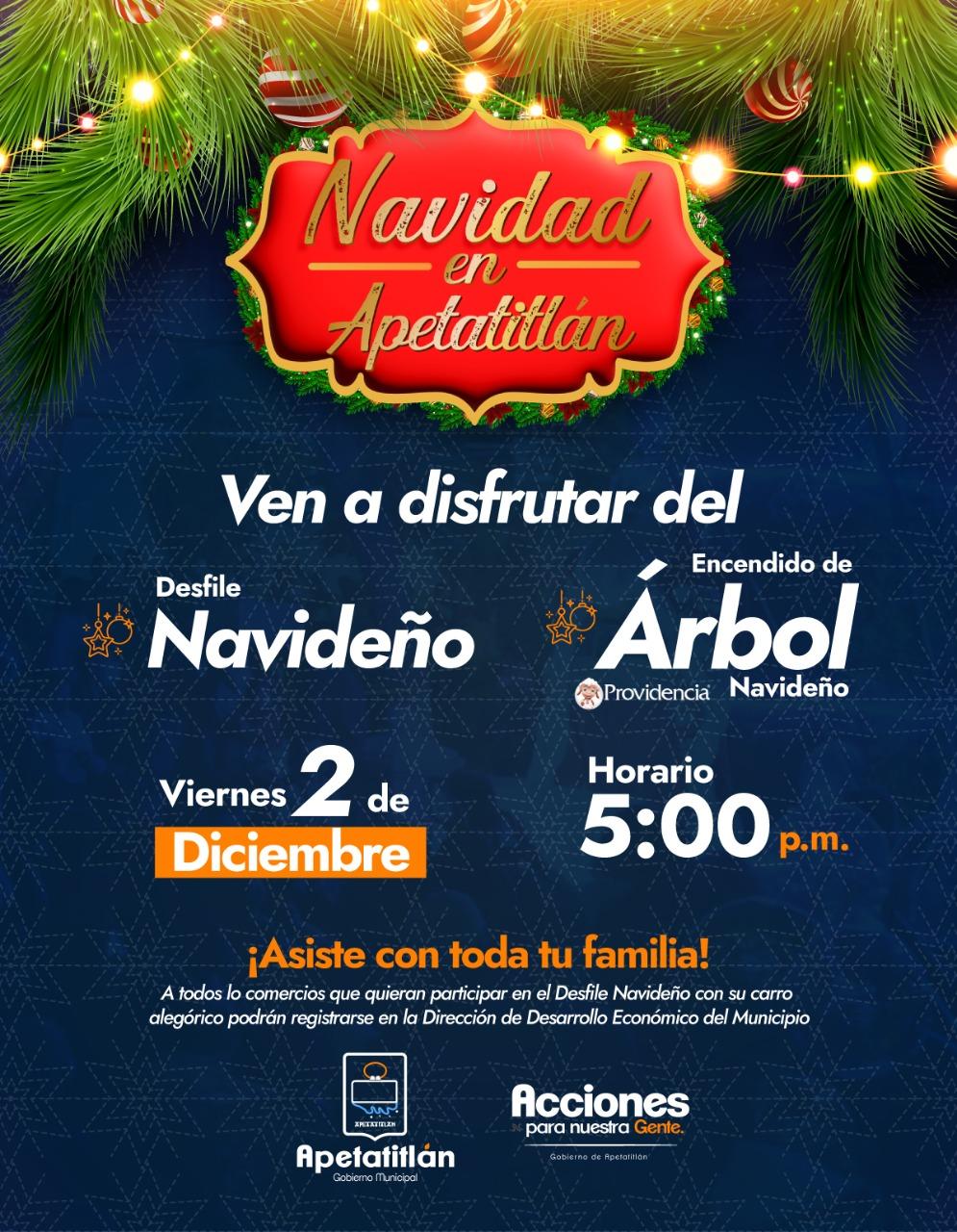 Este fin de semana llega la Navidad al municipio de Apetatitlán
