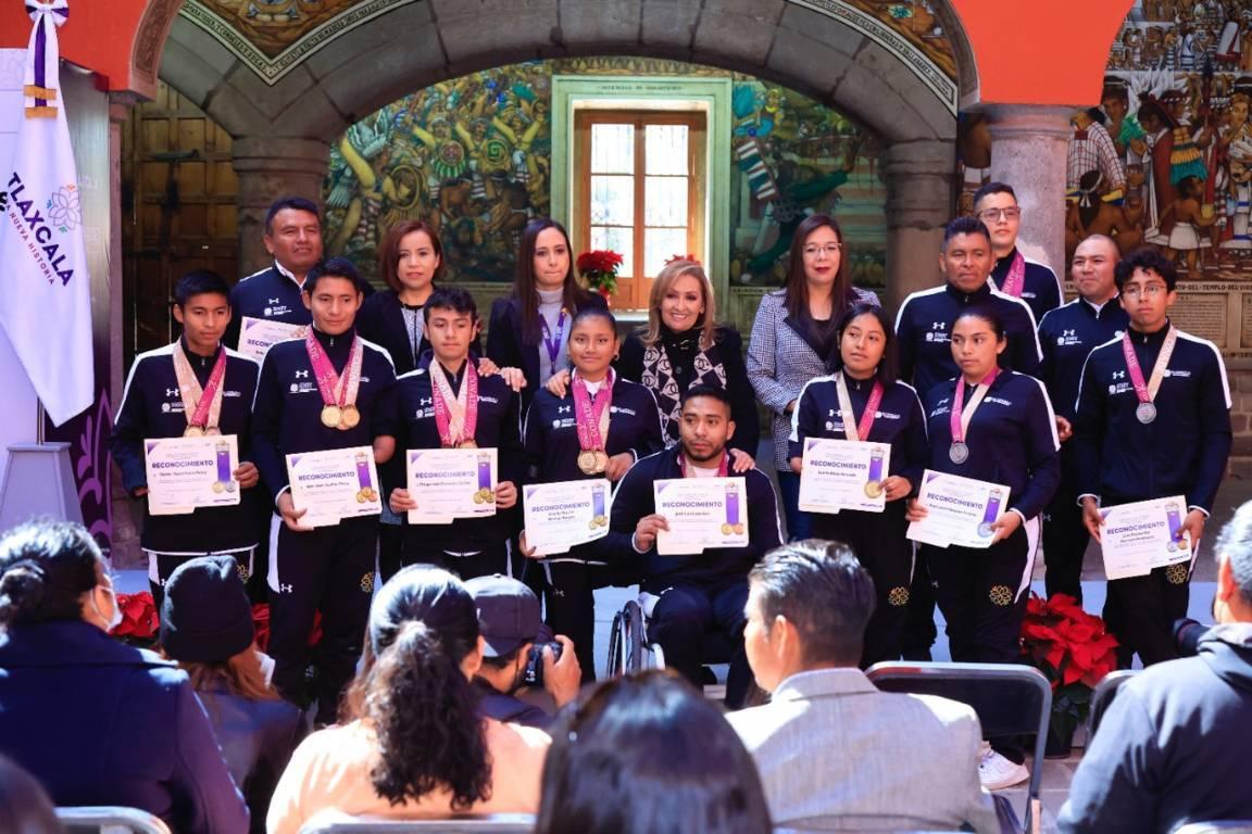Reconocen esfuerzo y dedicación de medallistas de Paranacionales Conade 2022