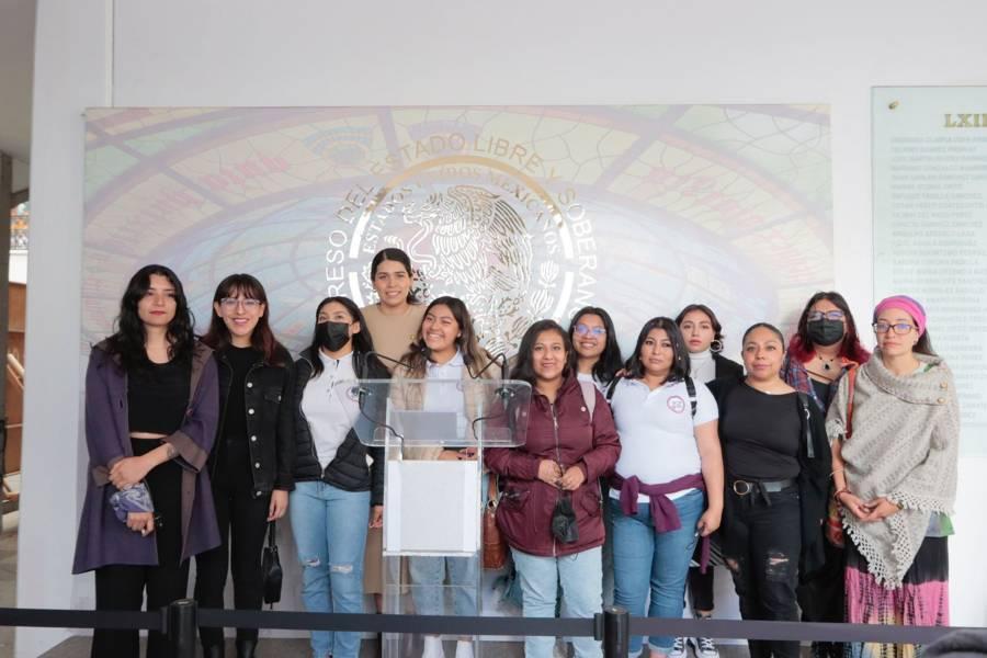 Colectivo Cyberpink y mujeres organizadas de Tlaxcala presentan iniciativa de violencia digital 
