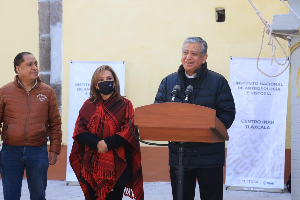 Entregó gobernadora remodelación del templo de Nuestra Señora del Carmen Aztama