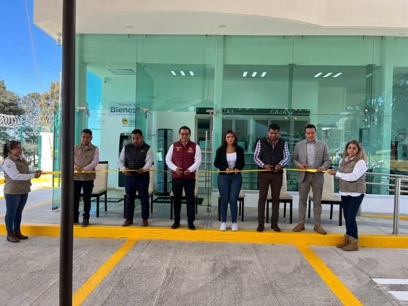 Inauguran el Banco del Bienestar en San José Teacalco 