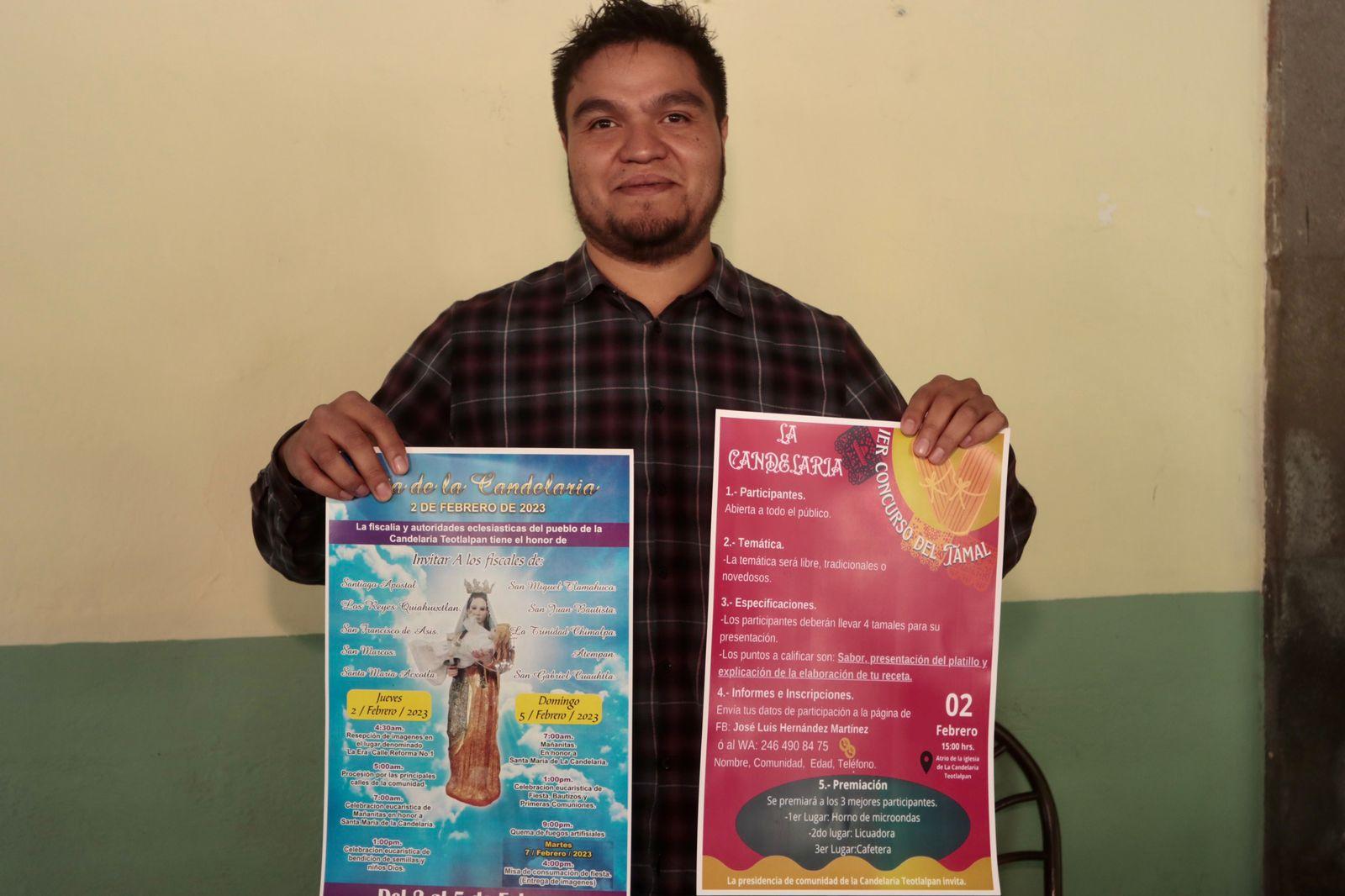 Anuncian 1er concurso del Tamal en la Candelaria Teotlalpan 