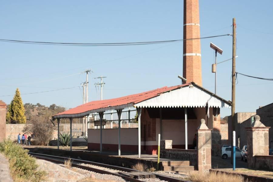 Estación de tren “San Manuel de Morcón” en Santa Cruz Tlaxcala