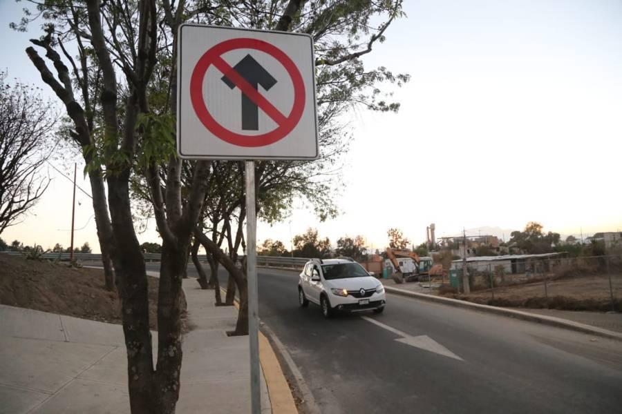 Cambia circulación de la avenida Heróico Colegio Militar en la zona del Trébol 
