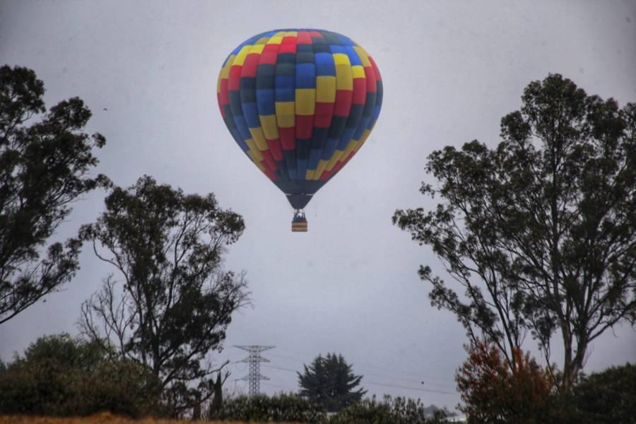 Promueven el turismo en Huamantla con el vuelo de globos aerostáticos