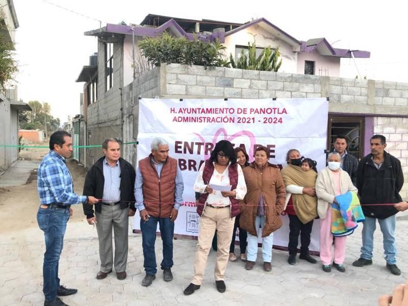 Gobierno de Panotla entrega dos obras para servicios de primera necesidad