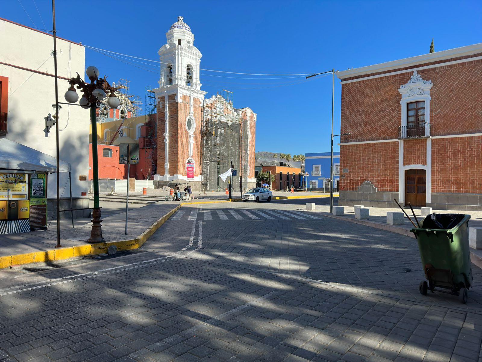 Calles vacías por día asueto en la capital tlaxcalteca 