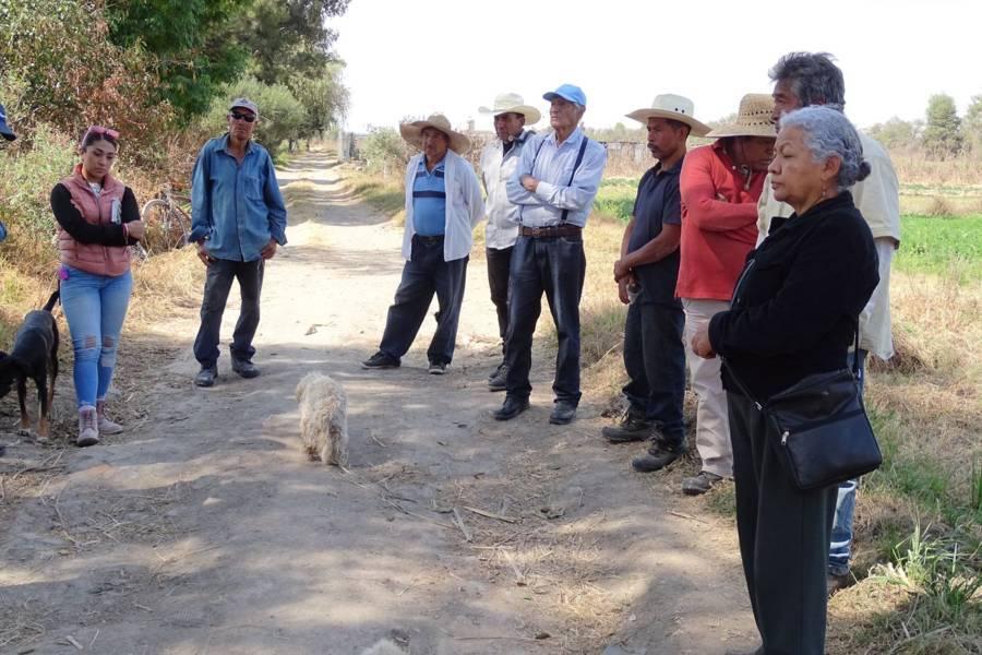 Se reúne Luis Ángel Barroso con trabajadores del campo en Xicohtzinco