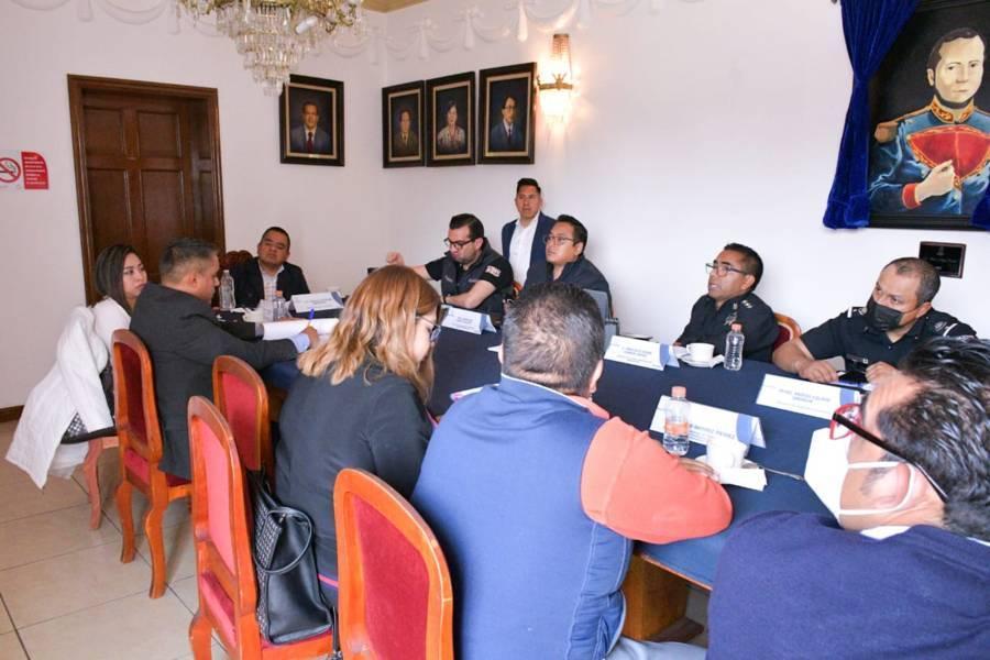 En Apetatitlán se llevó a cabo la Sesión del Consejo Municipal de Seguridad 