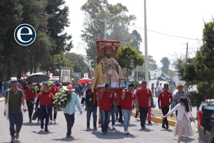 Recorre imagen del Niño Dios más grande de México comunidades de Ixtacuixtla 