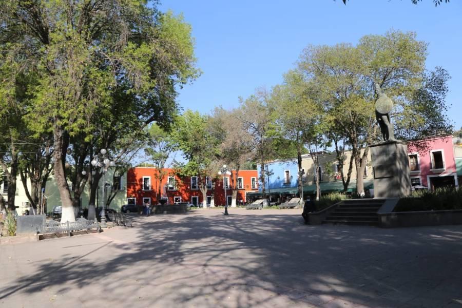 Estrenará plaza Xicohténcatl alumbrado decorativo  