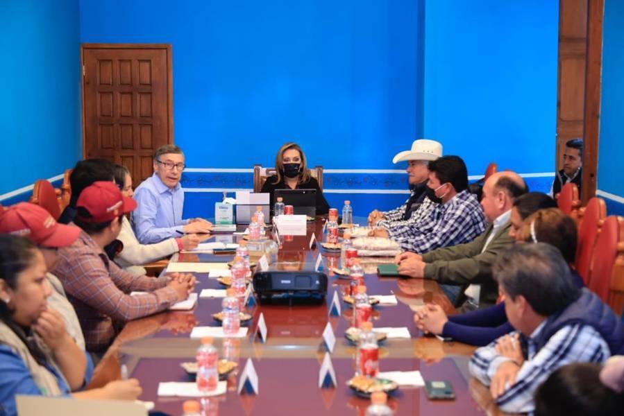 Atendió Gobernadora de Tlaxcala a productores y procesadores de amaranto