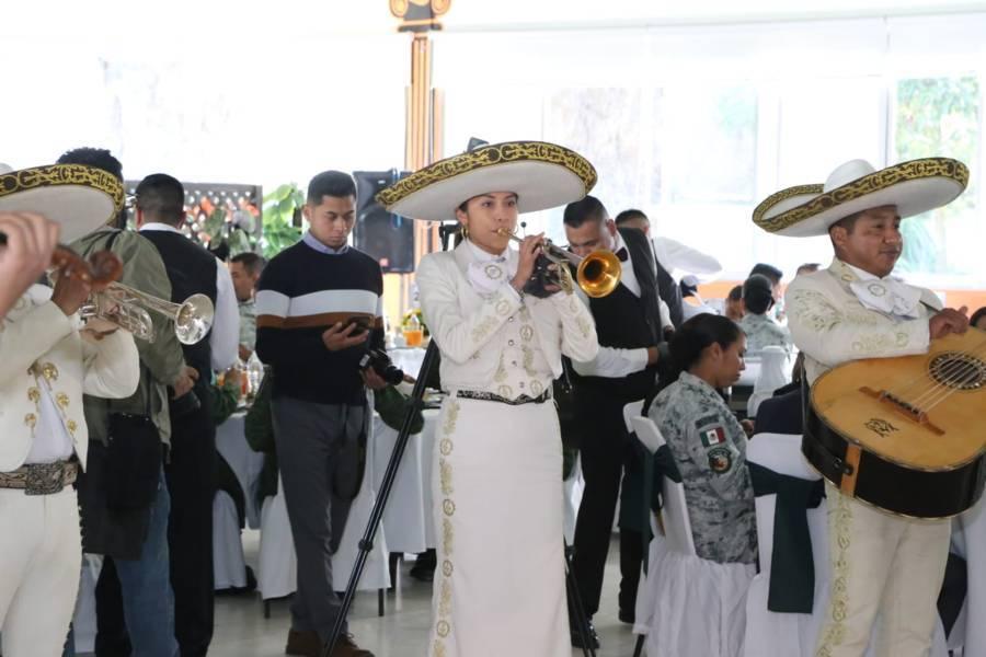 Celebran el Día del Ejército Mexicano en Tlaxcala 