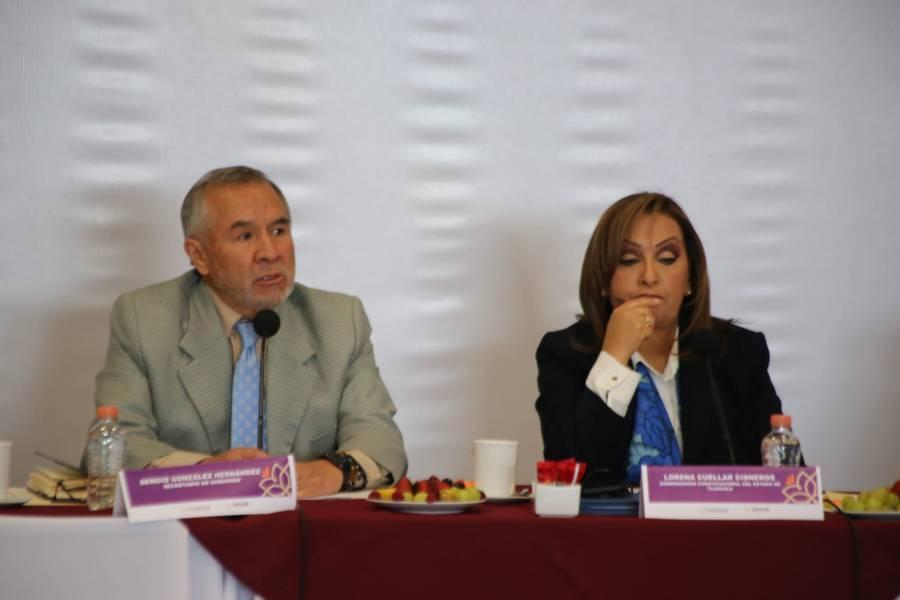 Encabeza Gobernadora Reunión de Seguridad en Tlaxcala 