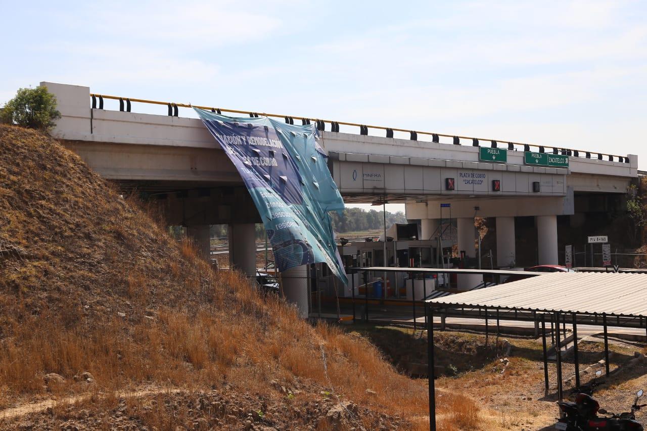 Continúan trabajos de ampliación de la autopista Tlaxcala- Puebla 