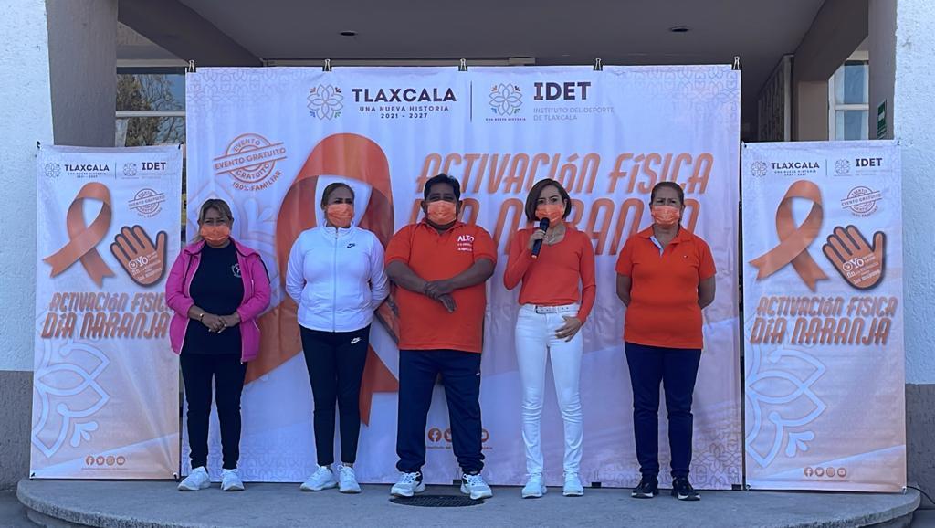 Realiza IDET y Ayuntamiento de Quilehtla actividades en conmemoración del Día Naranja