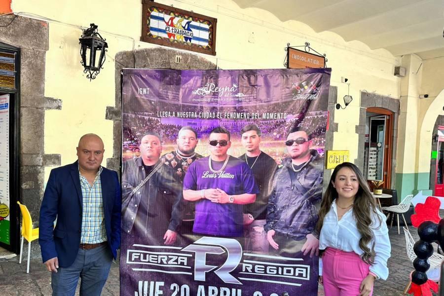Anuncian presentación de "Fuerza Regida" en el estado de Tlaxcala 