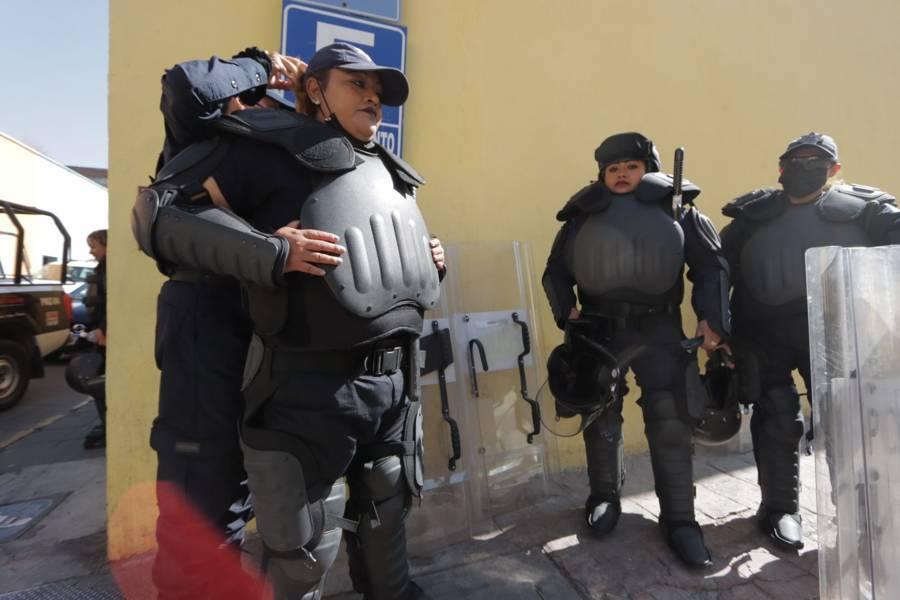 Inicia operativo de la policía estatal en el centro histórico de Tlaxcala 