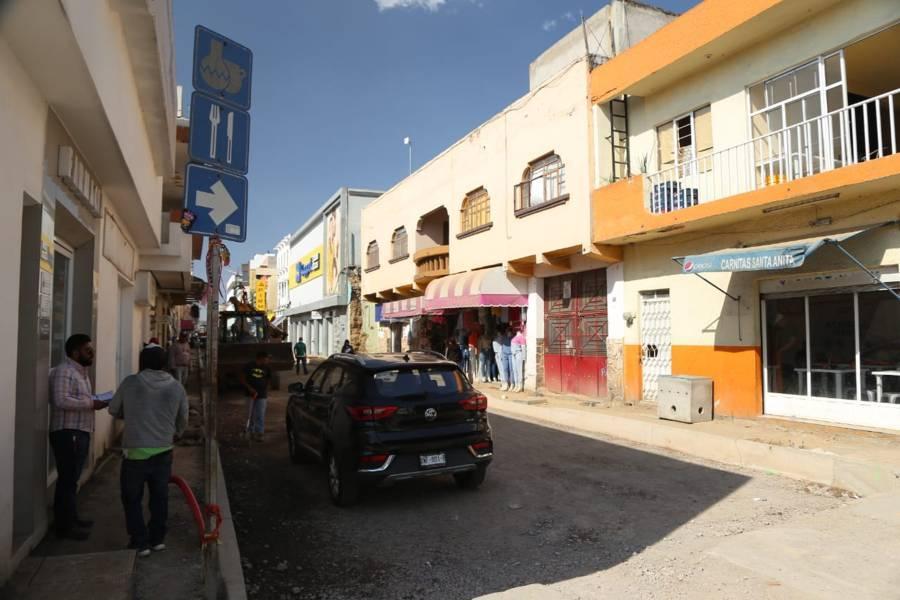 Continúa cerrada la calle Manuel Saldaña en Chiautempan