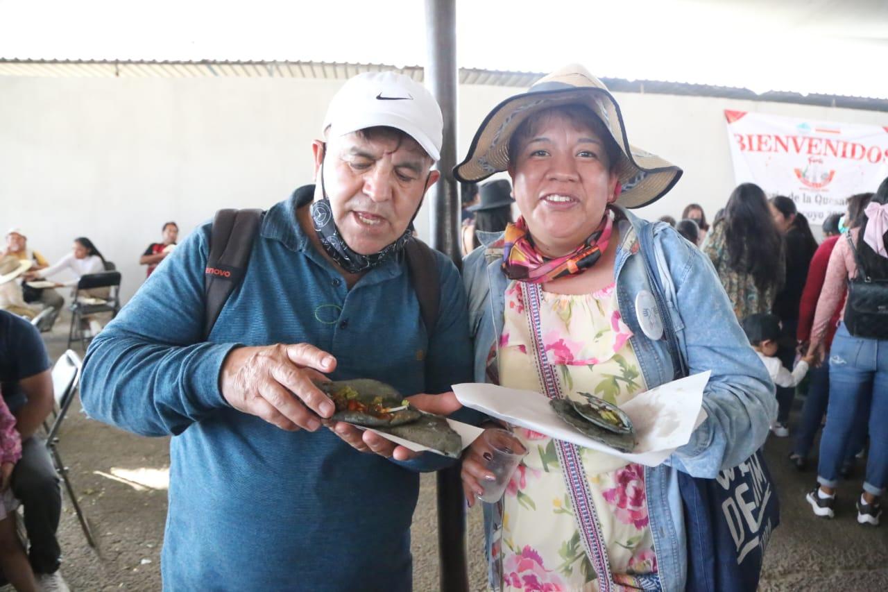Inauguran feria de la Quesadilla y el Tlacoyo 2023 en Nopalucan 