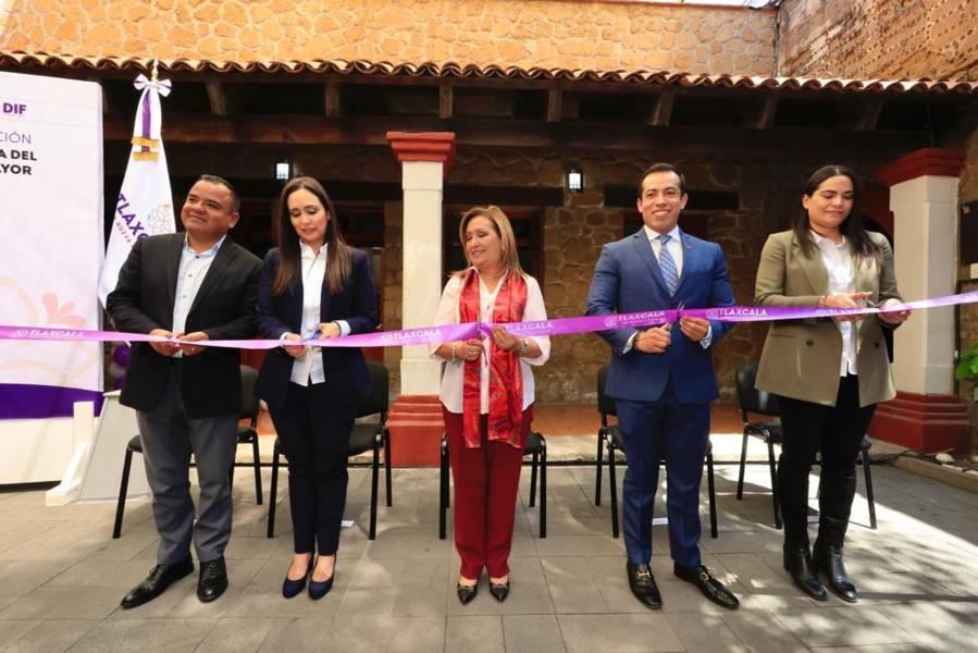 Inauguran casa de día del adulto mayor del sistema estatal DIF en Apetatitlán