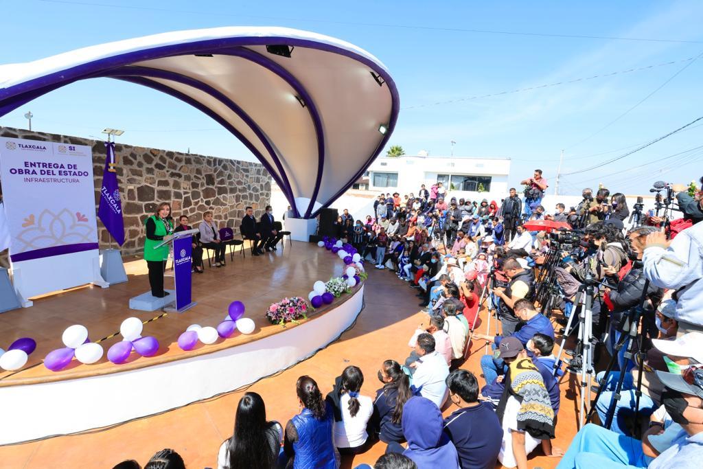Inauguró Gobernadora obras públicas en Tenancingo y Natívitas
