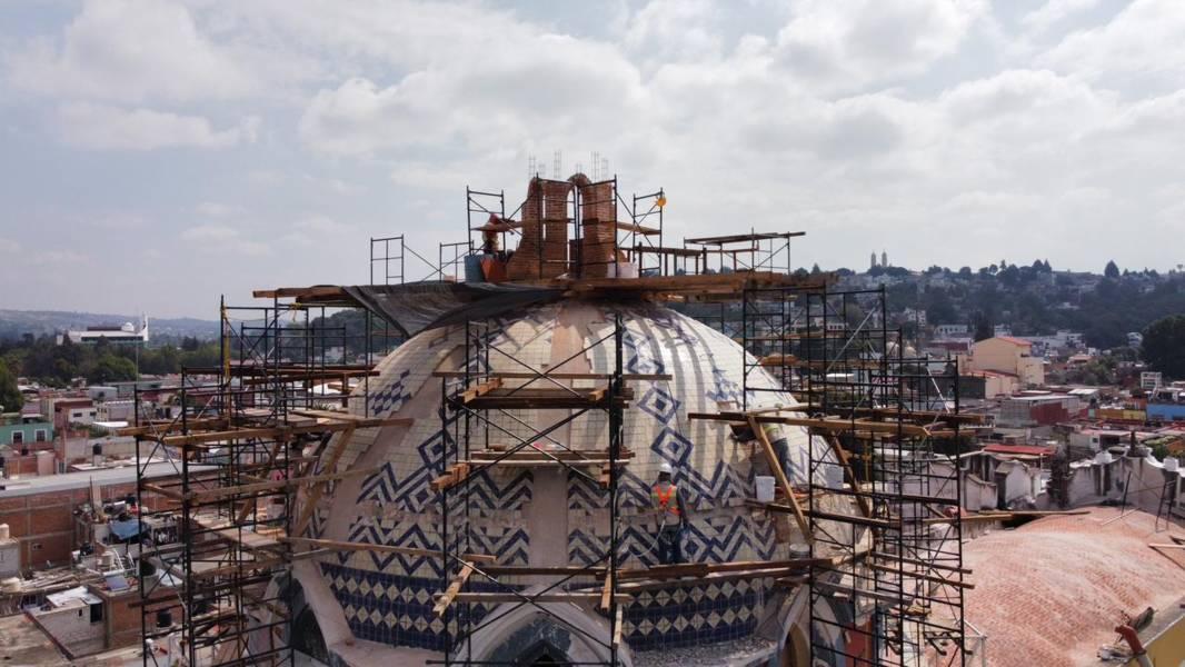 Avanzan los trabajos en la cúpula del templo de San José 