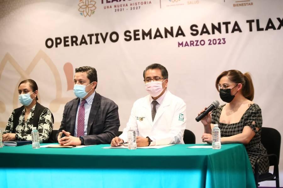 Anuncian operativo de salud "Semana Santa Tlaxcala 2023"