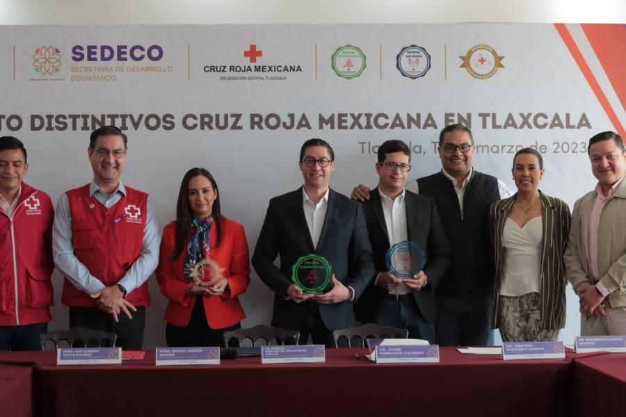 Lanzamiento "Distintivos Cruz Roja Mexicana en Tlaxcala"