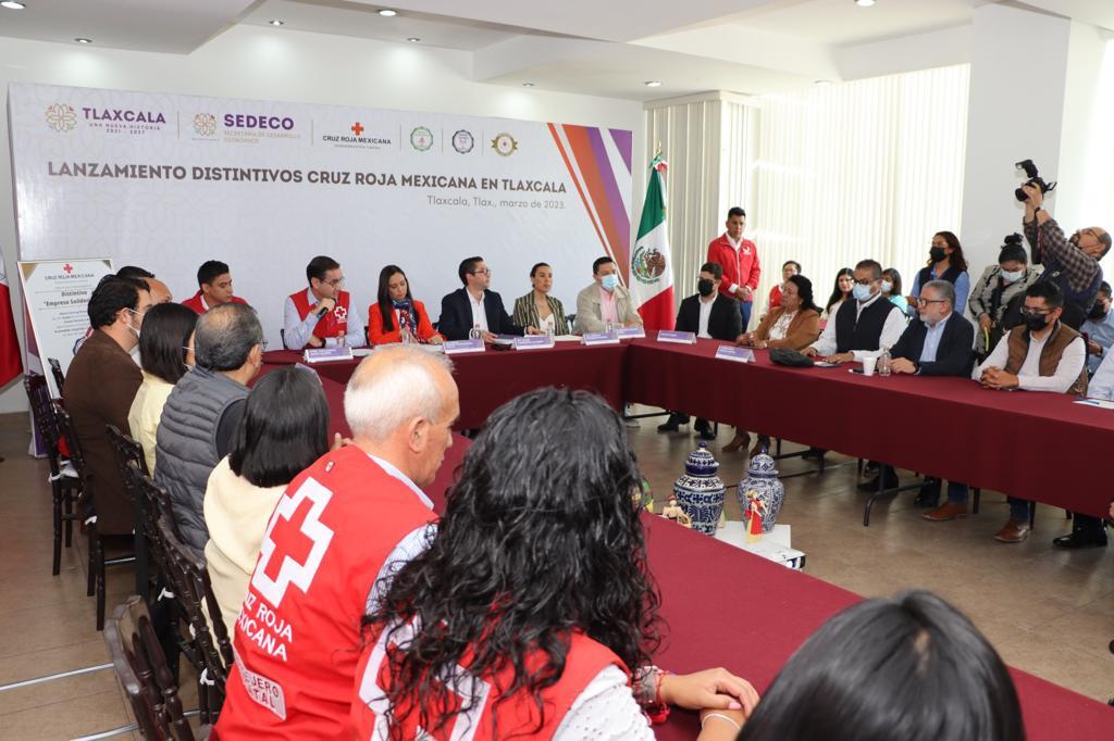 Entregarán “Distintivo Cruz Roja Mexicana Tlaxcala 2023” a empresas socialmente comprometidas