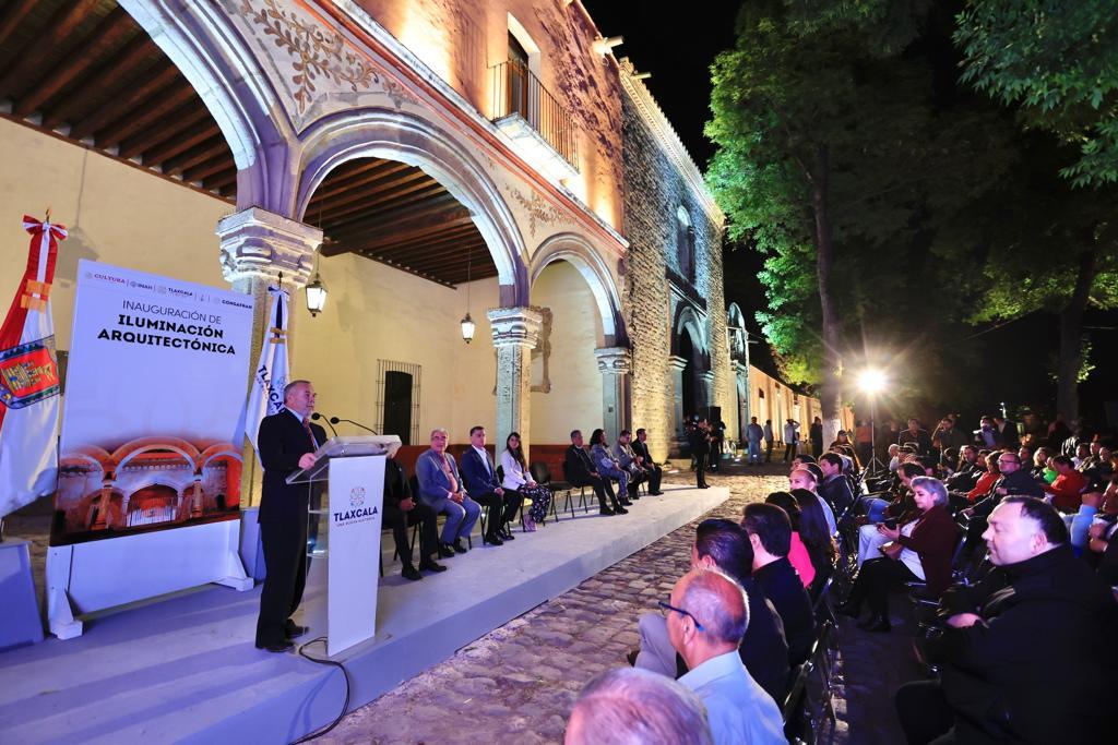 Inauguran autoridades iluminación arquitectónica del Conjunto Conventual Franciscano