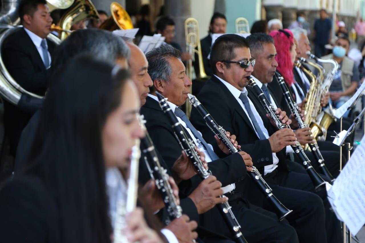 Deleita banda de música del Gobierno Estatal a capitalinos 