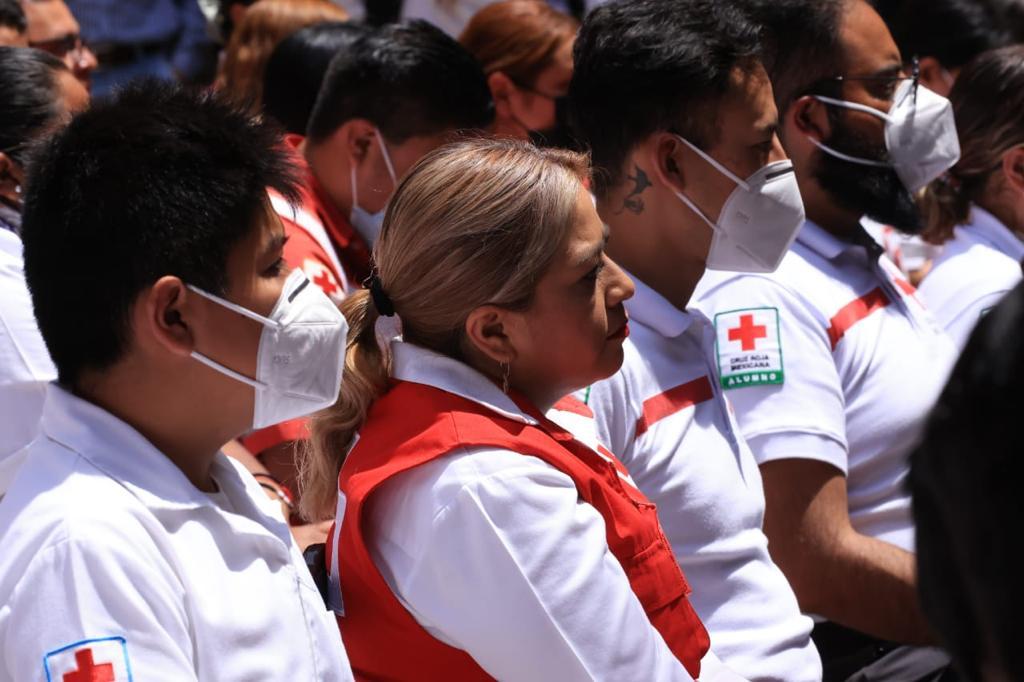 Presidió Gobernadora Lorena Cuéllar arranque de colecta anual de Cruz Roja Tlaxcala 