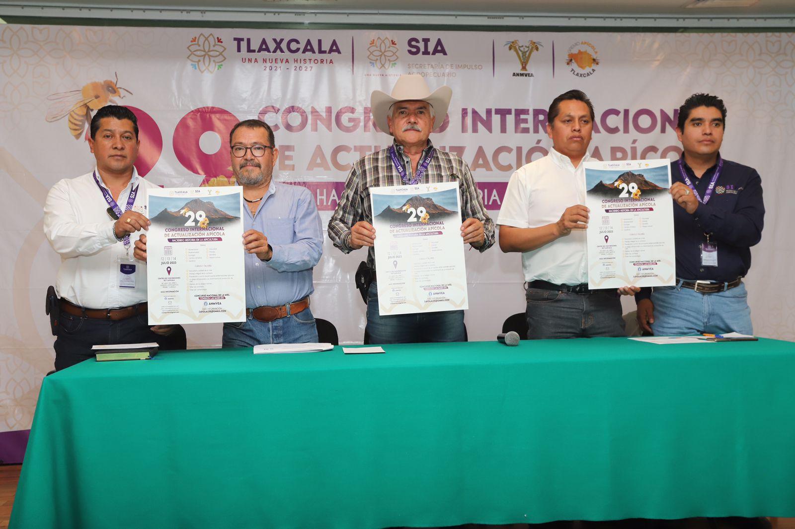 Tlaxcala será sede del XXIX Congreso Internacional de Actualización Apícola
