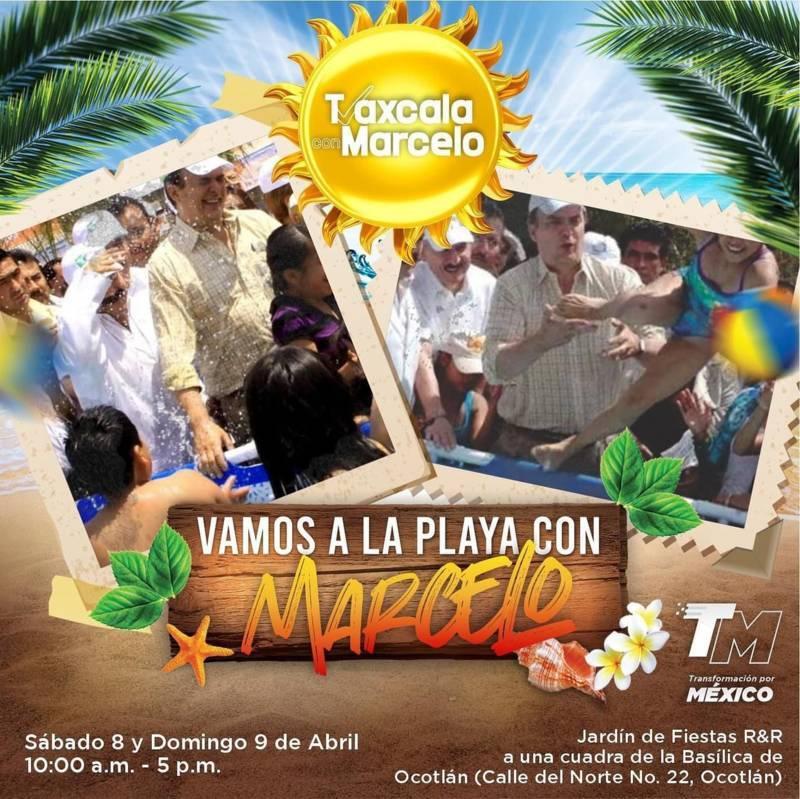 En Tlaxcala, reviven playas artificiales de Marcelo Ebrard