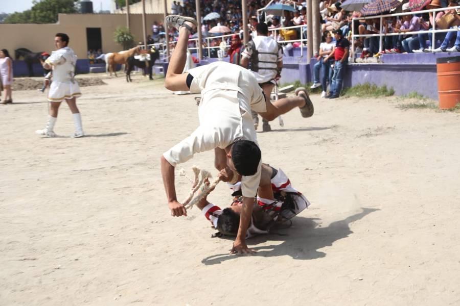 Desarrollan el tradicional Circo Romano en Aquiahuac 
